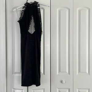 A little revealing Black fitted dress